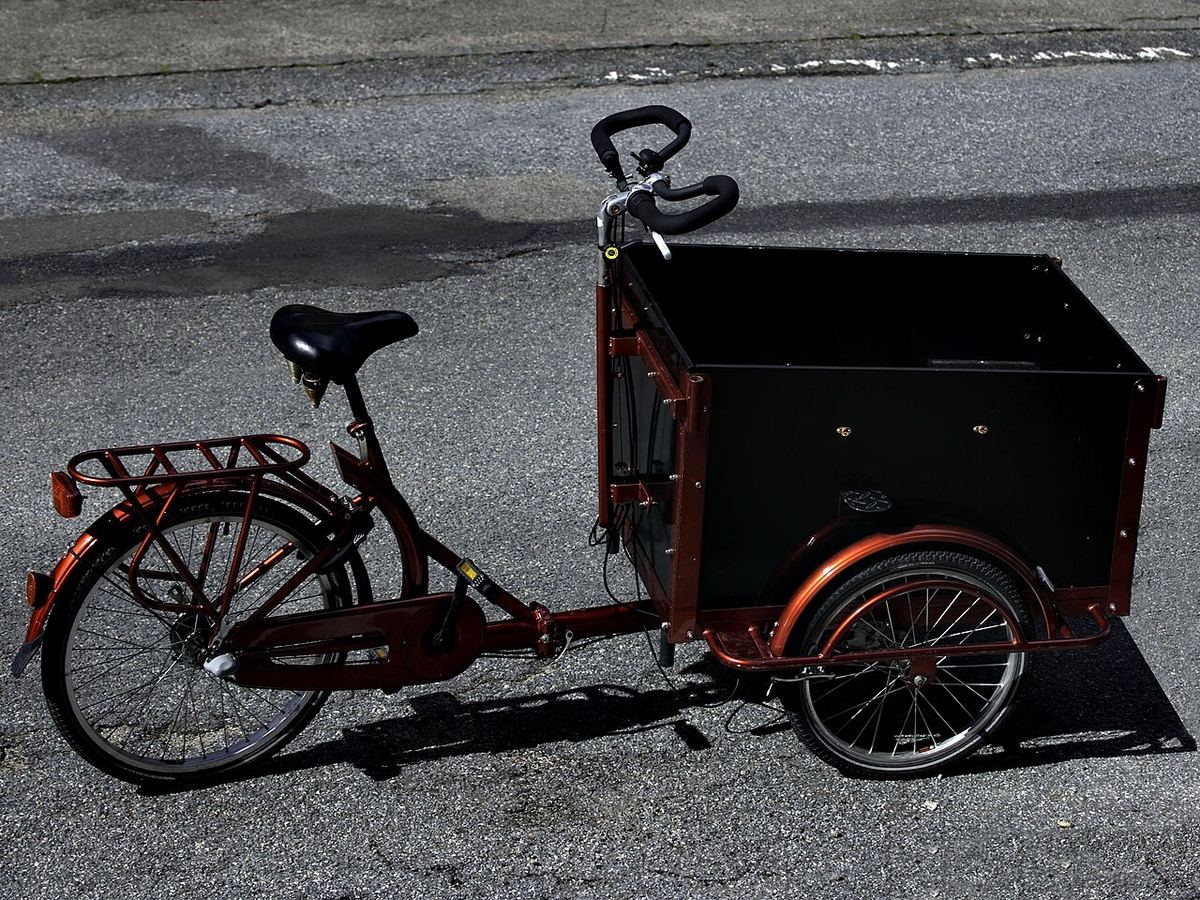 Miniature af Danish bicycle cargo