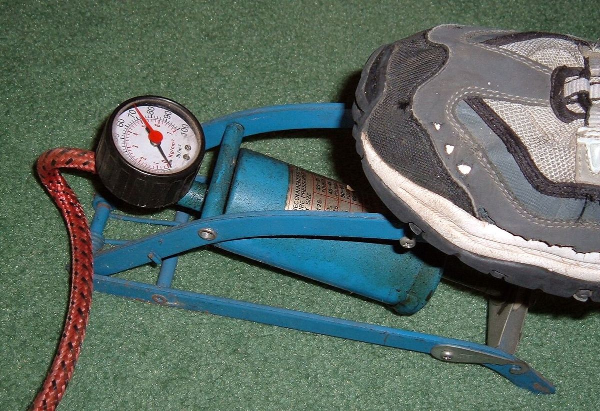 Miniature af Bicycle Pump foot operated
